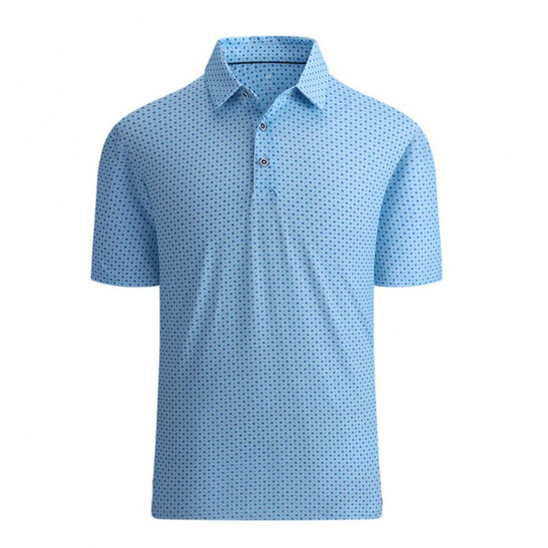 Polos | Circle Geo Performance Jersey Polo  –  Mens Mens Mens