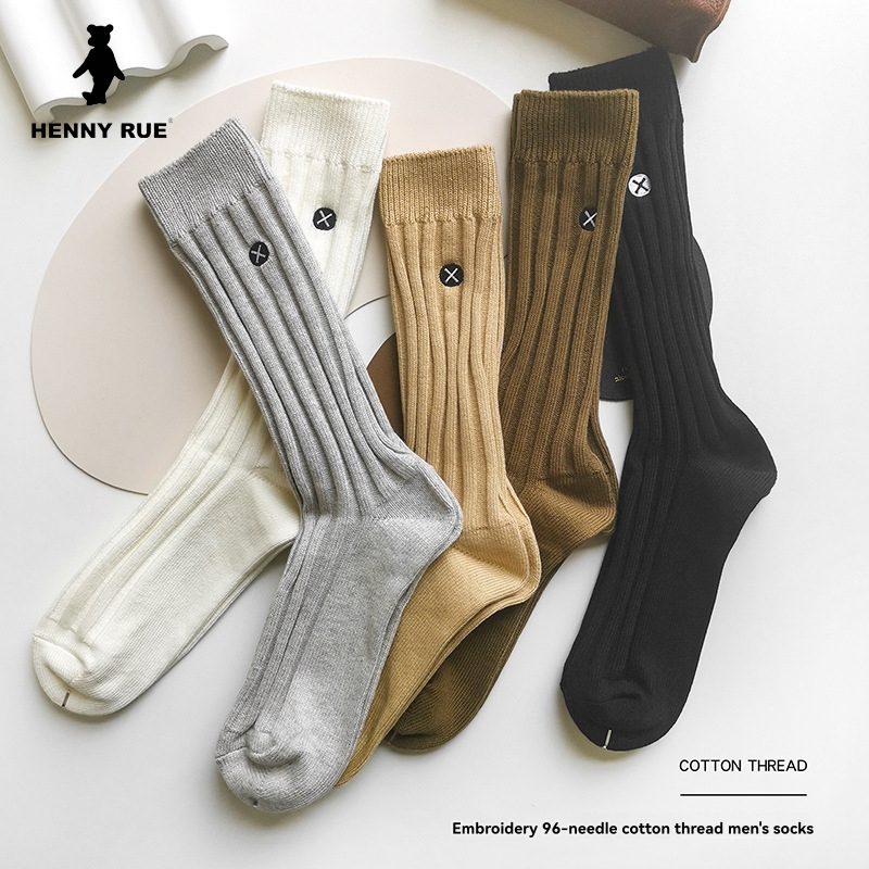 Socks | Solid Rib Crew Sock  –  Mens Accessories Mens