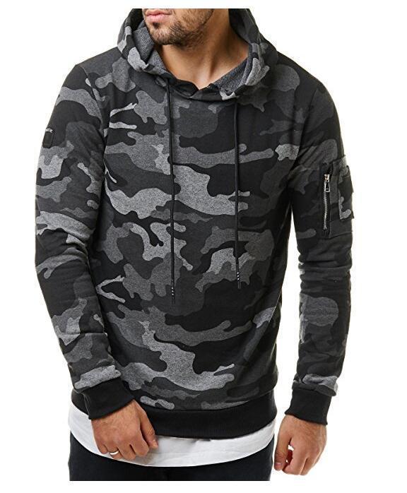 Sweaters | Reversible Camo Popover Hoodie  –  Mens Mens Mens