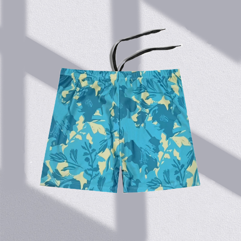 Swim Trunks | Blue Hawaii Swim Trunk  –  Mens Bottoms Mens