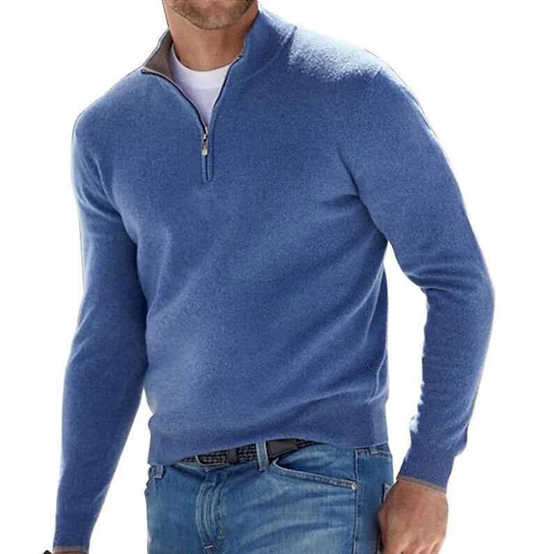 Sweaters | Crescent Waffle Quarter-Zip Sweater  –  Mens Mens Mens